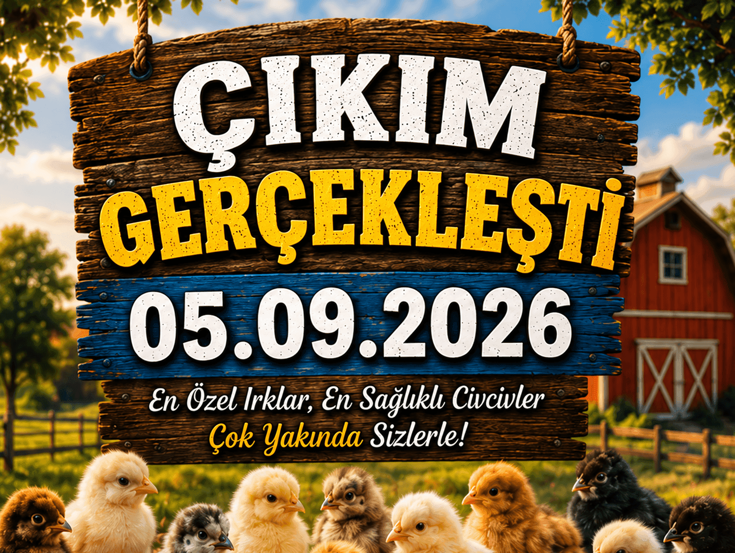 Yeni Civciv Çıkımı 05.09.2026 - Wyandotte Çeşitleri